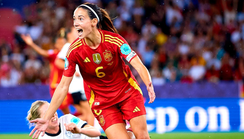 España derrotó en tiempo extra a Alemania y se clasificó por primera vez a la final de la Eurocopa femenil.
