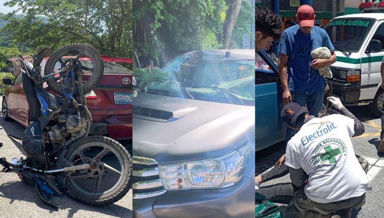 En las últimas horas se han registrado accidentes de tránsito en diferentes puntos del país que han dejado dos personas fallecidas.