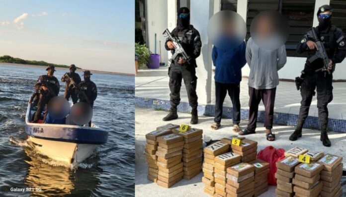 Interceptan embarcación con droga valorada en más de $10 millones El titular del Ministerio de Justicia y Seguridad Pública informó que una embarcación que transportaba droga fue interceptada.