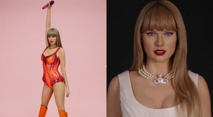 El museo de cera Madame Tussauds lanzó su mayor exhibición dedicada a una sola artista, con 13 figuras de Taylor Swift inspiradas en las eras de su carrera.