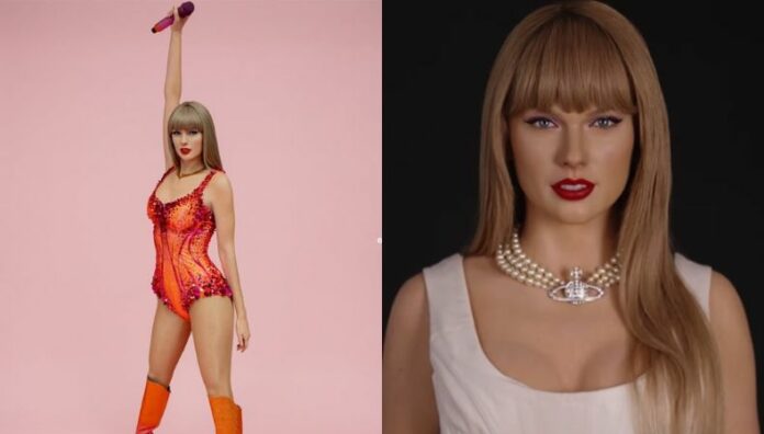 Trece figuras de Taylor Swift llegan al museo Madame Tussauds El museo de cera Madame Tussauds lanzó su mayor exhibición dedicada a una sola artista, con 13 figuras de Taylor Swift inspiradas en las eras de su carrera.
