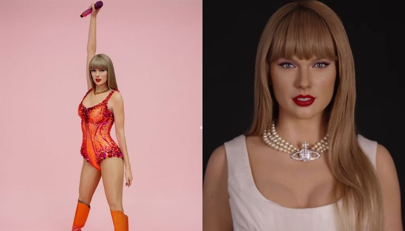 El museo de cera Madame Tussauds lanzó su mayor exhibición dedicada a una sola artista, con 13 figuras de Taylor Swift inspiradas en las eras de su carrera.
