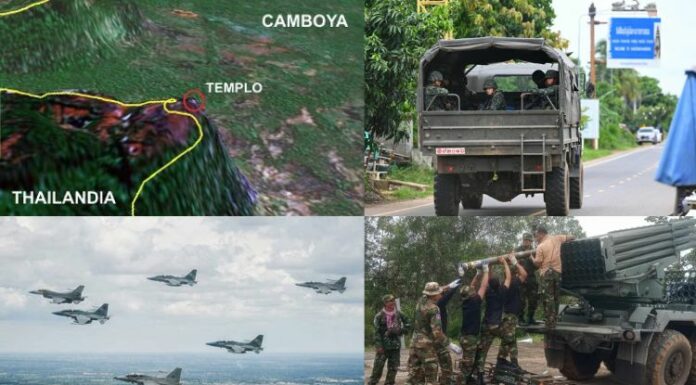 Entre Tailandia y Camboya hay una frontera de más de 800 kilómetros, en la que se disputan varios territorios y un templo sagrado de más de mil años.