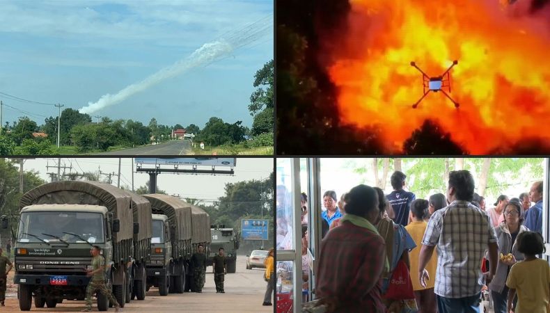 Tailandia evacuó a más de 100,000 civiles por los peores enfrentamientos con Camboya en más de una década, que ya dejaron 14 muertos.