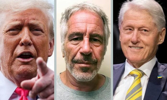 Trump rechaza vínculos con Epstein, pero señala a Clinton Trump esta molesto con el caso de Jeffrey Epstein, dice que no tiene nada que ver con él, pero asegura que Bill Clinton, sí.