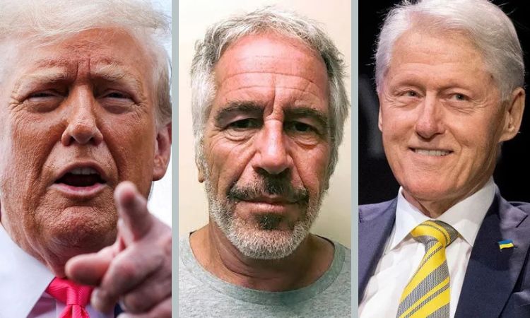 Trump esta molesto con el caso de Jeffrey Epstein, dice que no tiene nada que ver con él, pero asegura que Bill Clinton, sí.