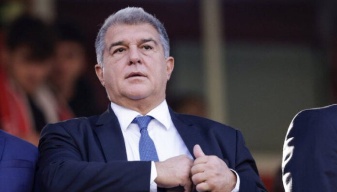 Laporta presidente del Barcelona Joan Laporta, habló tras cuatro años de la salida de Lionel Messi del FC Barcelona y además, dejó un mensaje a Lamine Yamal.