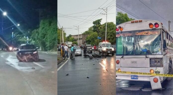 Un motociclista falleció en un accidente de tránsito y dos personas fueron capturadas en las últimas horas por conducción peligrosa, según la PNC.