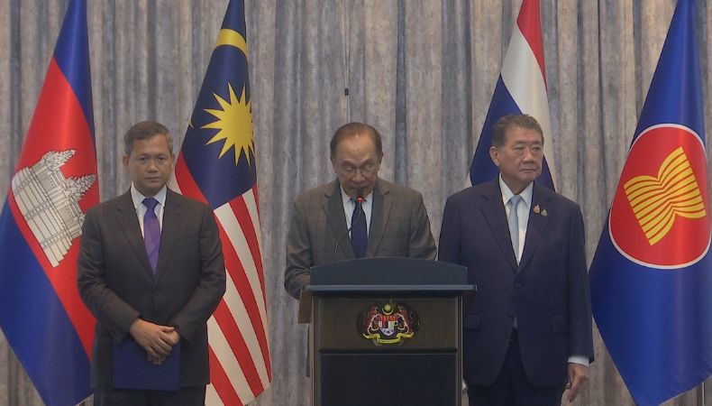 Tailandia y Camboya comenzarán un cese al fuego total desde la medianoche del lunes, tras cinco días de enfrentamientos.