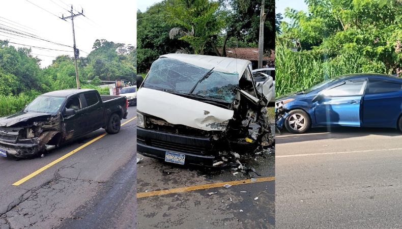 La PNC reportó que al menos tres personas resultaron lesionadas en accidentes de tránsito ocurridos en las últimas horas.