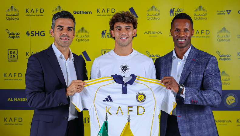 El delantero portugués, Joao Félix, dejó al Chelsea inglés para fichar con el Al Nassr de Cristiano Ronaldo.