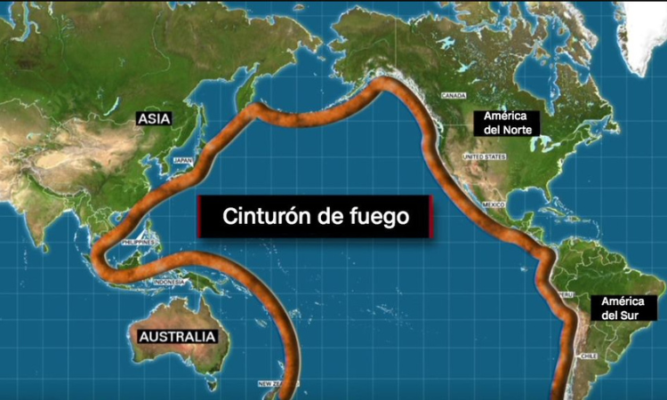 Los sismos que ocurren en lugares lejanos de El Salvador, como Rusia, y cercanos, como Guatemala, tienen algo en común: el cinturón de fuego del Pacífico.