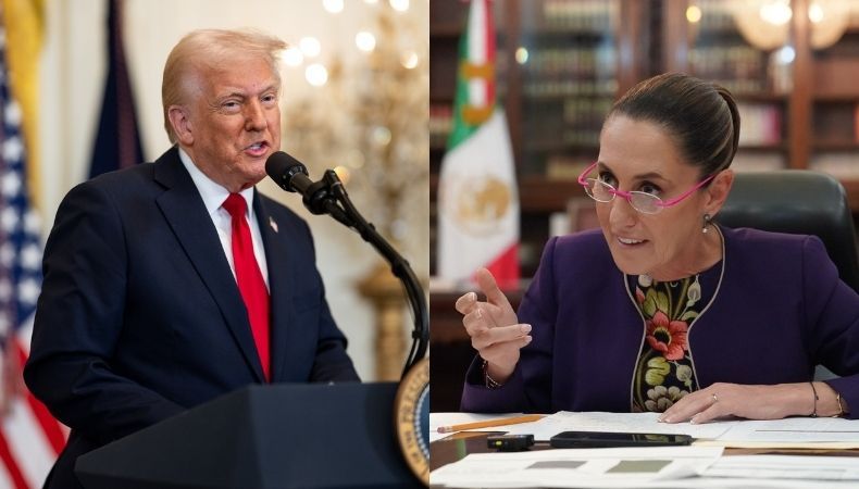 El presidente de Estados Unidos, Donald Trump, anunció que mantendrá durante 90 días los aranceles actuales a los productos de México.