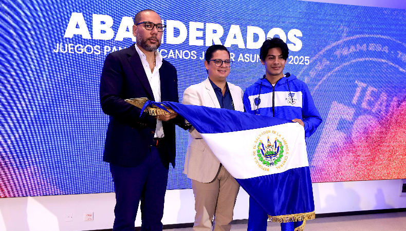 La delegación salvadoreña participará en los Juegos Panamericanos Junior Asunción 2025 del 9 al 23 de agosto.