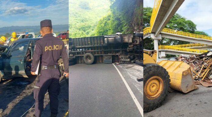 En las últimas horas se han registrado accidentes de tránsito en diferentes puntos del país, que han dejado al menos una persona fallecida.