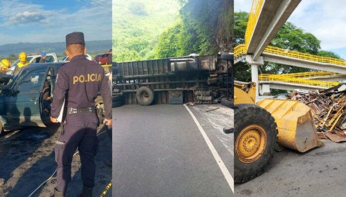 Accidentes de tránsito de las últimas horas dejan al menos un fallecido En las últimas horas se han registrado accidentes de tránsito en diferentes puntos del país, que han dejado al menos una persona fallecida.