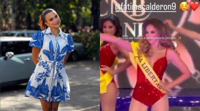 La conductora compartió un video de su participación en Miss Grand El Salvador 2023, donde representó a La Libertad.