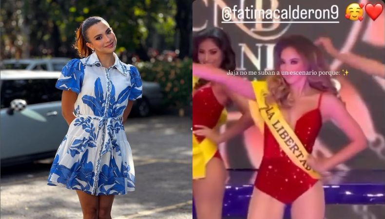 La conductora compartió un video de su participación en Miss Grand El Salvador 2023, donde representó a La Libertad.