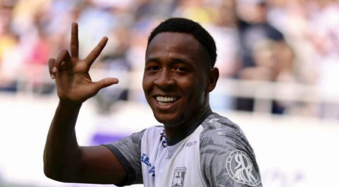 El delantero salvadoreño, Brayan Gil, anotó su segundo gol en la Premier League de Rusia con el FC Baltika.