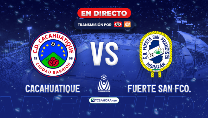 PORTADA CACAHUATIQUE VS FUERTE SAN FRANCISCO Repasa los detalles del partido de la fecha 4 del Torneo Apertura 2025 de la Liga Mayor de Fútbol entre Cacahuatique y Fuerte San Francisco.