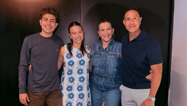 El conductor de “Viva la Mañana” recibió un nuevo año con una carrera junto a su esposa, una cena en familia y el cariño de sus compañeros del programa.