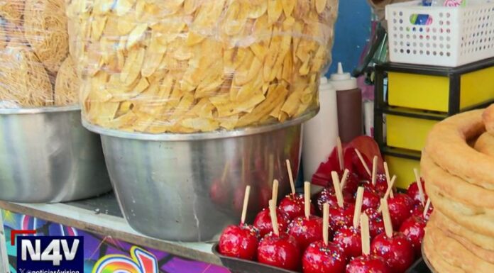 Además de las ruedas en Sivarland, también se pueden encontrar platillos dulces que son típicos de las fiestas agostinas.