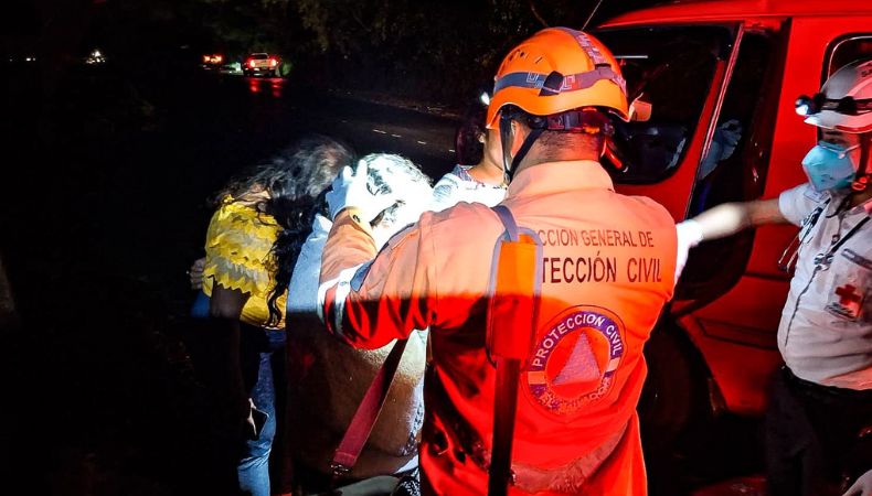 Dos personas lesionadas tras accidente de tránsito en San Cayetano Istepeque