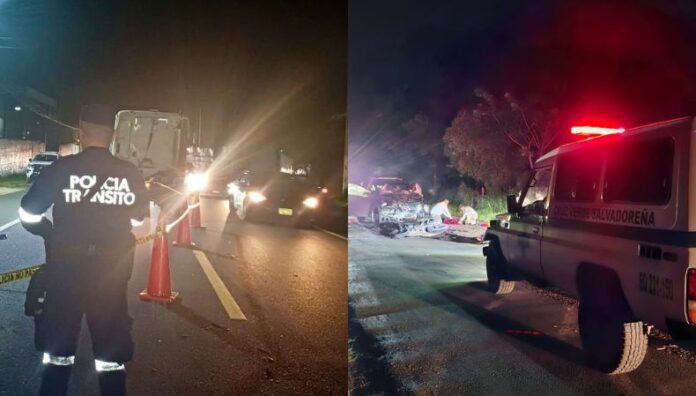 Dos motociclistas fallecidos en Ilopango y Sensuntepeque En lo que va del año se reportan 253 motociclistas fallecidos.