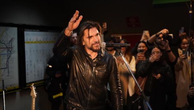Juanes sorprende en metro de Buenos Aires con show gratuito