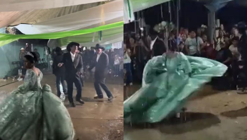 ¡Ni la lluvia la detuvo! Quinceañera cumple su sueño de bailar el vals Una joven celebró sus 15 años bailando el vals bajo la lluvia. El video del momento se volvió viral en TikTok por su actitud positiva ante el mal clima.