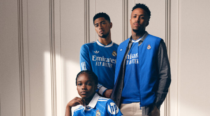 Real Madrid reveló su tercera equipación para la temporada 2025-26 en la que se destaca el color azul y detalles blancos.