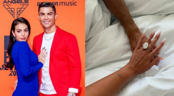 Tras casi una década de relación, la modelo confirmó que se casará con el astro portugués, mostrando en redes sociales el anillo que selló la propuesta.