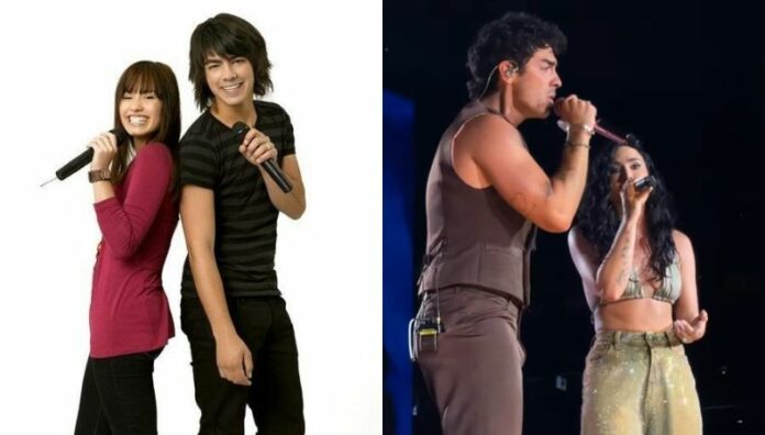 Joe Jonas y Demi Lovato cantan juntos tras 15 años Un reencuentro de “Camp Rock” sorprendió a miles de fanáticos el fin de semana. Demi Lovato y Joe Jonas cantaron juntos