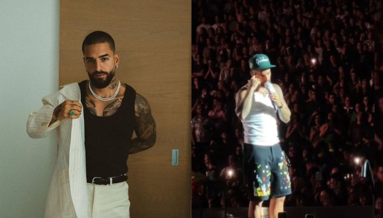 Maluma interrumpió su presentación para llamar fuertemente la atención a una mujer que llevó a su hijo al concierto.