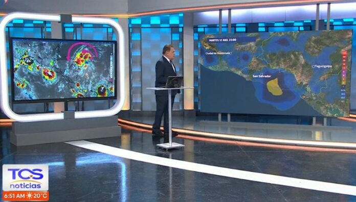 Se pronostican vientos y lluvias bastante intensas al final del día Los vientos serán la antesala de las lluvias al final de la tarde. Se desplazarán desde el oriente al centro; luego occidente y zona costera.