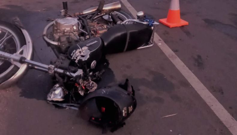 Un motociclista falleció en un accidente registrado en el kilómetro 68 de la carretera que de Chalchuapa conduce hacia Santa Ana.