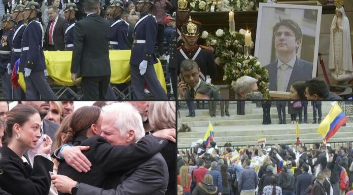 Colombianos dieron el último adiós al senador y candidato presidencial Miguel Uribe Turbay, asesinado en un ataque durante un acto público.