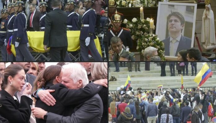 Despiden al senador y candidato presidencial Miguel Uribe Turbay en Bogotá Colombianos dieron el último adiós al senador y candidato presidencial Miguel Uribe Turbay, asesinado en un ataque durante un acto público.