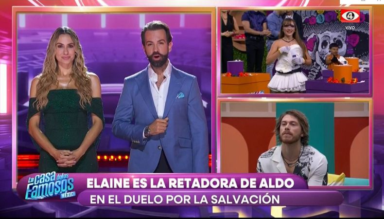 La actriz y cantante enfrentará a Aldo de Nigris en un reto clave para salvar a un nominado del cuarto día en 