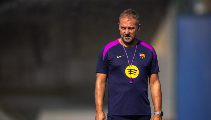 Hansi Flick técnico del Barcelona Hansi Flick habló luego del empate del Barcelona en su visita al Brujas por la cuarta jornada de la Champions League.