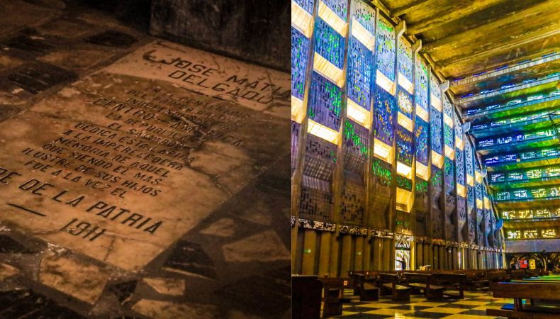 En la Iglesia El Rosario descansan los restos de próceres y víctimas del conflicto armado, uniendo en un mismo lugar historia, memoria y fe.