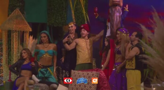 La actriz venció a Aldo De Nigris en la prueba de salvación y sorprendió al liberar a su compañera de cuarto de la placa de nominados. La noche cerró con una fiesta árabe en 