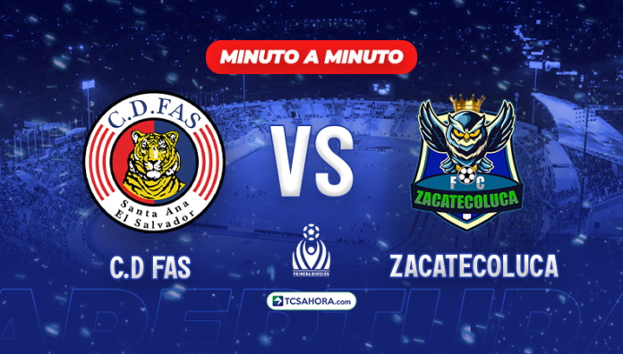 PORTADA FAS VS ZACATECOLUCA Repasa los detalles del partido de la fecha 6 del Torneo Apertura 2025 de la Liga Mayor de Fútbol entre FAS y Zacatecoluca.