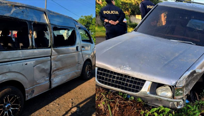 Los estudiantes lesionados fueron trasladados a un hospital de la zona.