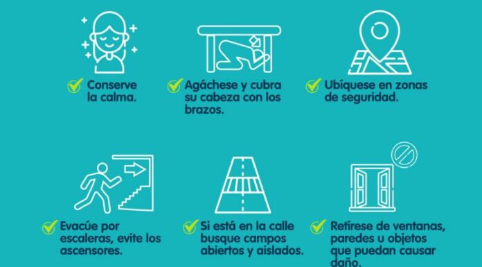 Un sismo puede ocurrir en cualquier momento. Con estos consejos, aprenderá a reaccionar de manera segura y efectiva.