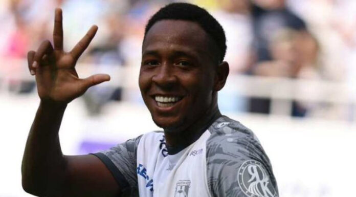 El delantero salvadoreño, Brayan Gil, anotó por cuarto partido consecutivo con el FC Baltika de la Primera División de Rusia.