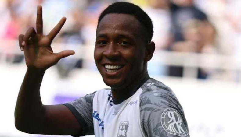 El delantero salvadoreño, Brayan Gil, anotó por cuarto partido consecutivo con el FC Baltika de la Primera División de Rusia.