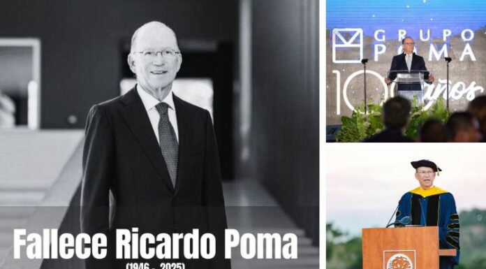 Ricardo Poma, destacado empresario y filántropo, falleció a sus 79 años, pero deja un enorme legado al frente del Grupo Poma, que opera en 9 países.