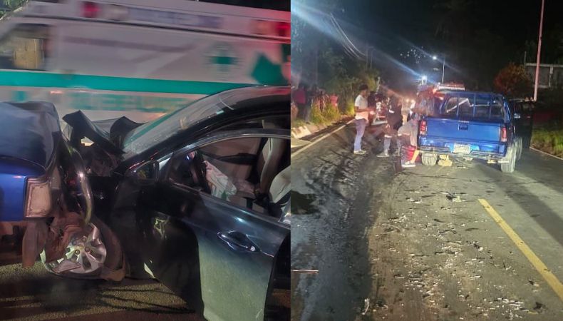 En las últimas horas se han registrado varios accidentes de tránsito, que han dejado al menos ocho personas lesionadas.