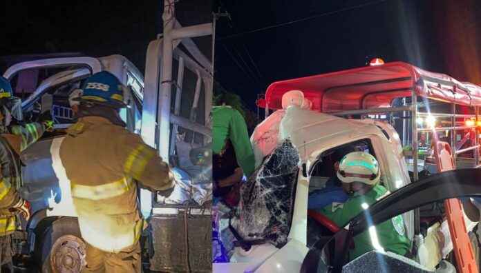 Al menos dos lesionados en accidentes ocurridos esta madrugada Dos accidentes se registraron esta madrugada en los distritos de Apopa y San Martín.